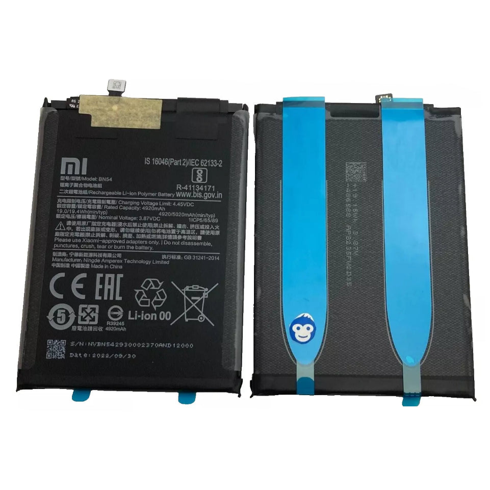 Internal Battery Xiaomi XIAOMI REDMI 9 REDMI NOTE 9 BN54 - NEW