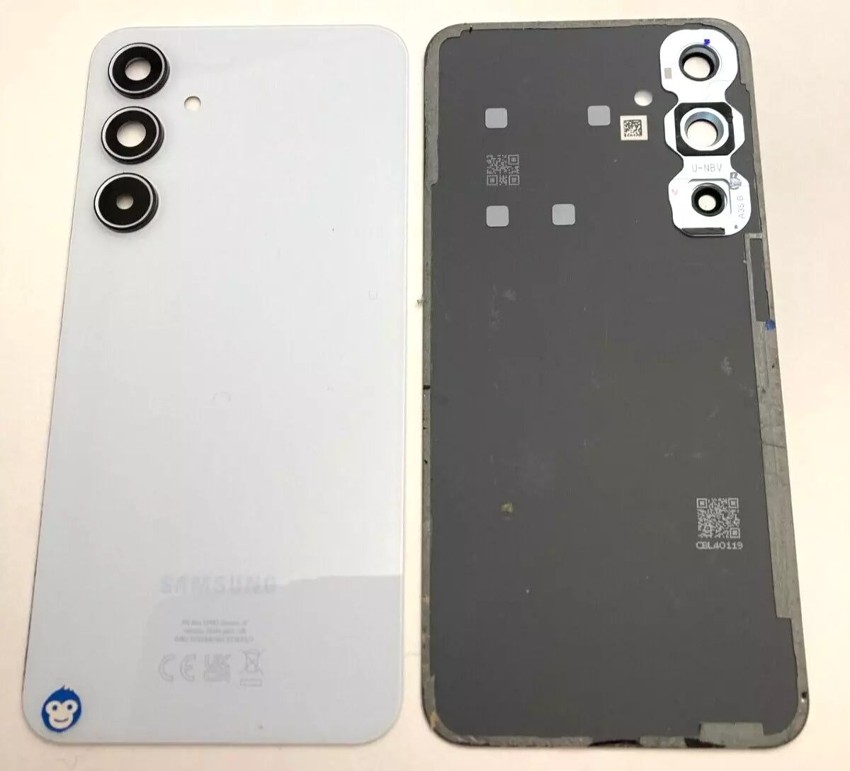 BACK BATTERY REAR COVER PANEL CAMERA LENS SAMSUNG GALAXY A35 5G A356 BLUE - GRADE AB