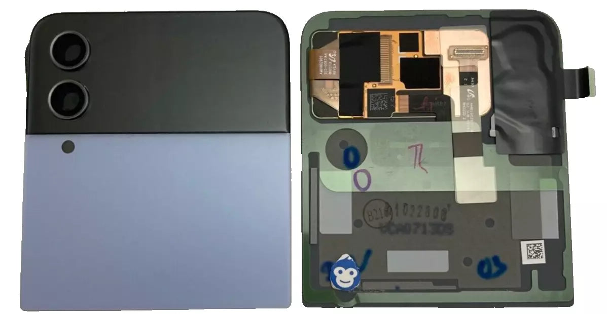 OUTER LCD SCREEN DISPLAY SAMSUNG GALAXY Z FLIP4 5G F721 BLUE - GRADE AB
