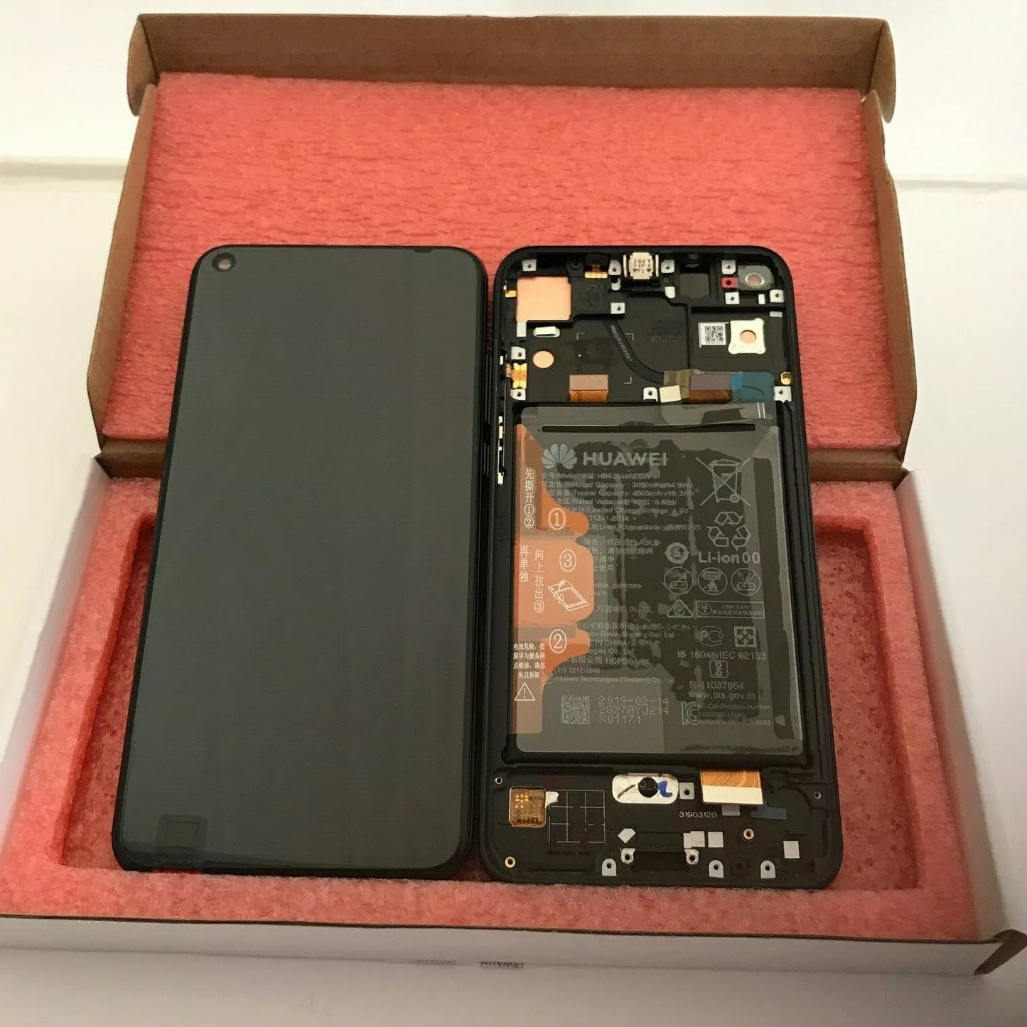 LCD Display Screen Huawei Honor View 20 in Black with Battery - NEW