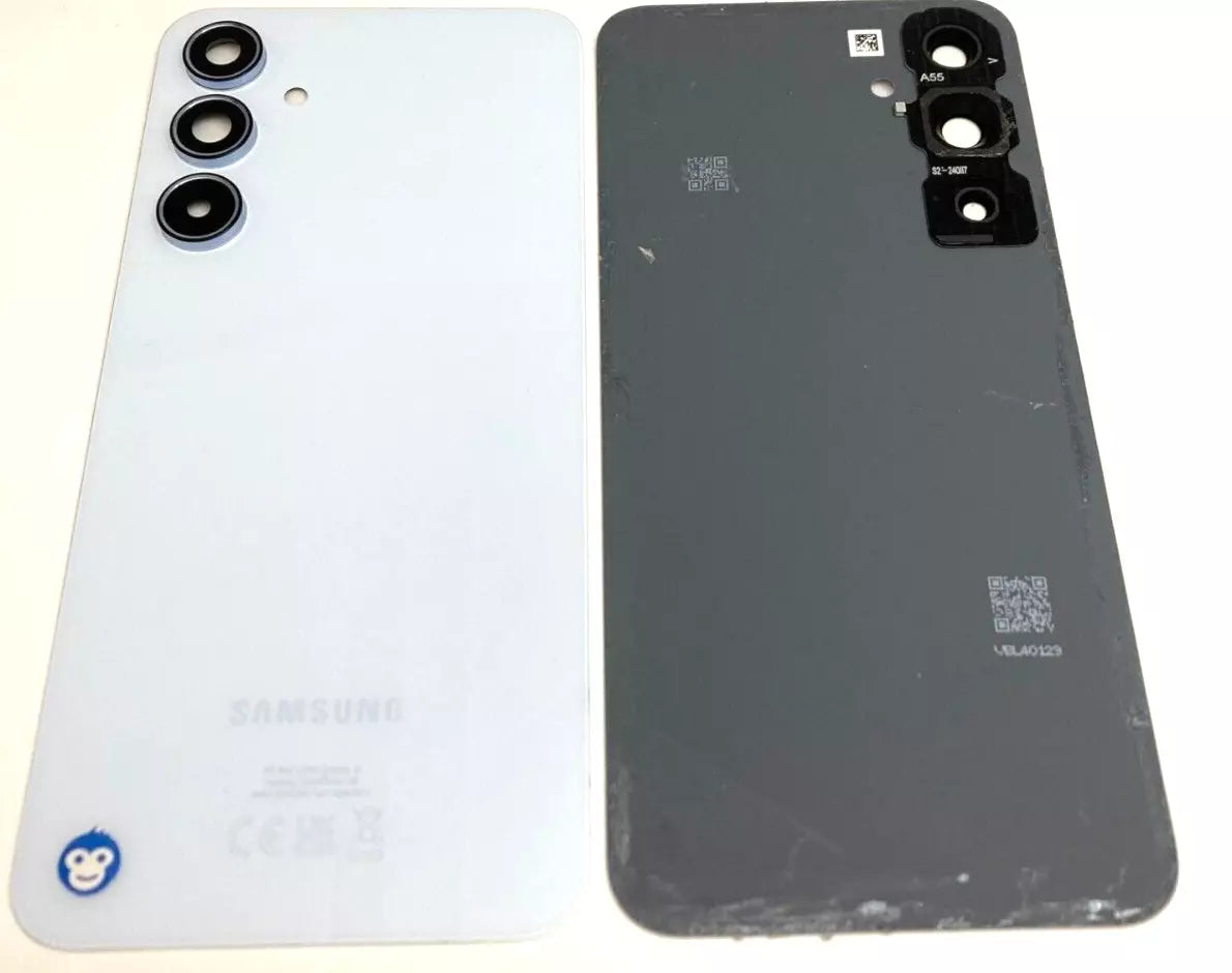 BACK BATTERY REAR COVER PANEL CAMERA LENS SAMSUNG GALAXY a55 5G a556 BLUE - GRADE AB