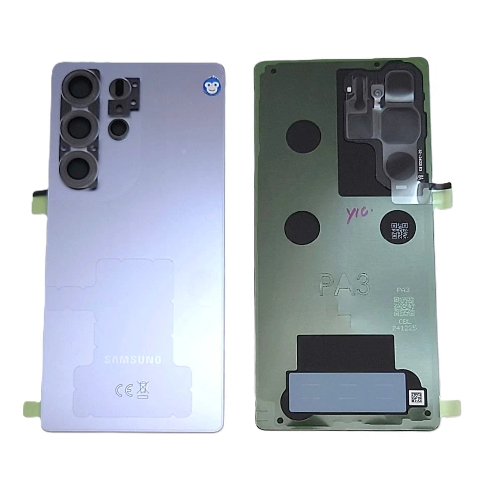 Back cover glass camera lens Samsung Galaxy S25 Ultra Titanium Silver Blue - NEW