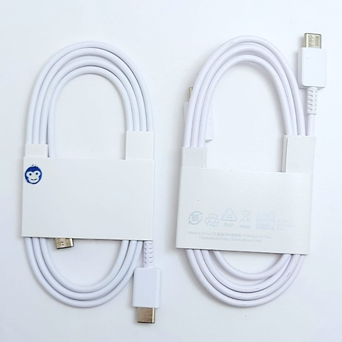 CABLE SAMSUNG TYPE-C TO TYPE-C 1M EP-DN980 WHITE - NEW