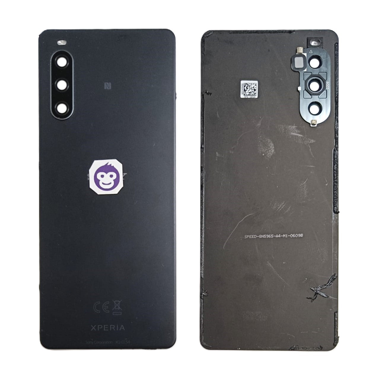 BACK BATTERY COVER SONY XPERIA 10IV XQ-CC54 XQ-CC72 BLACK - GRADE AB