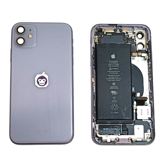 CHASSIS HOUSING FRAME IPHONE 11 11G WITH PARTS PURPLE - GRADE AB