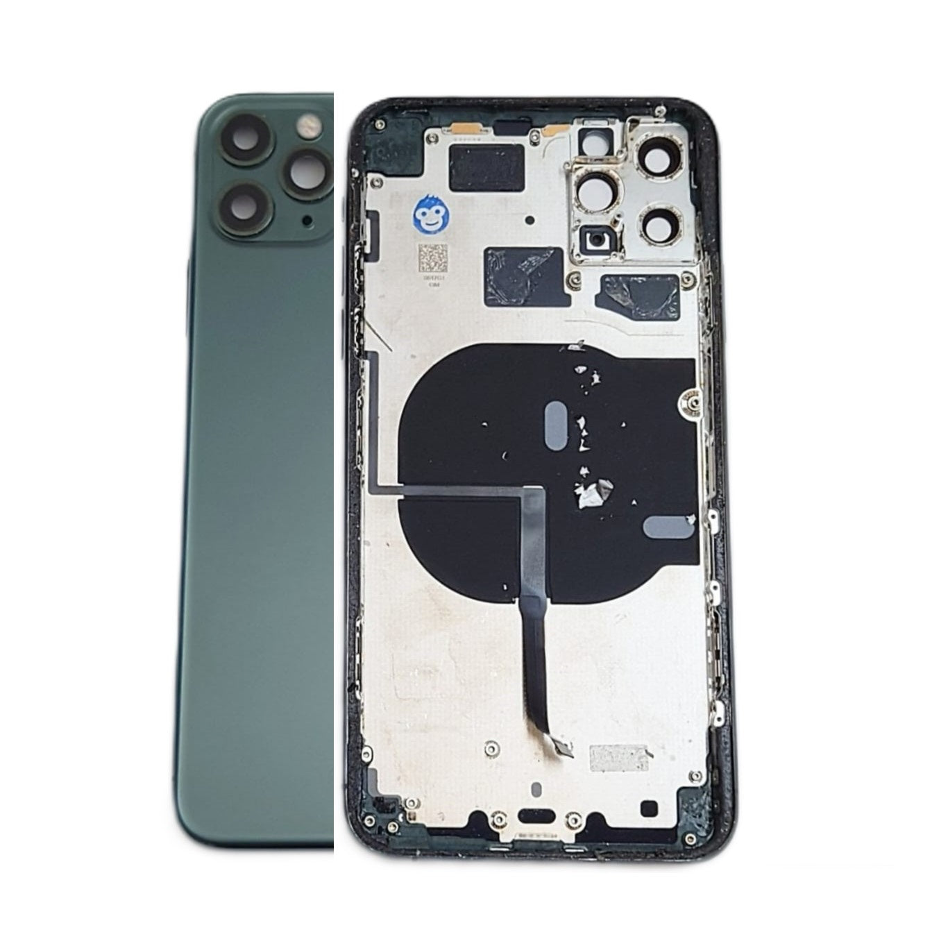 CHASSIS HOUSING FRAME IPHONE 11 PRO MAX WITHOUT PARTS GREEN - GRADE AB