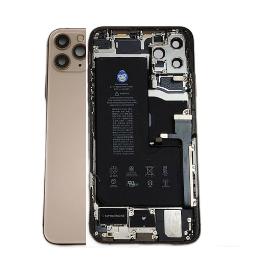 CHASSIS HOUSING FRAME IPHONE 11 PRO MAX WITH PARTS GOLD - GRADE AB