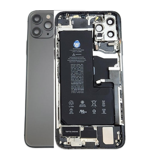 CHASSIS HOUSING FRAME IPHONE 11 PRO MAX WITH PARTS GREY - GRADE AB