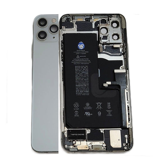 CHASSIS HOUSING FRAME IPHONE 11 PRO MAX WITH PARTS WHITE - GRADE AB