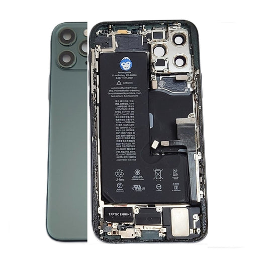 CHASSIS HOUSING FRAME IPHONE 11 PRO WITH PARTS GREEN - GRADE AB