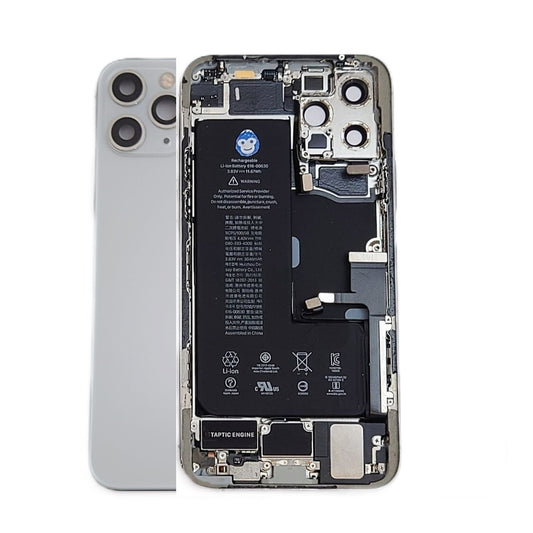 CHASSIS HOUSING FRAME IPHONE 11 PRO WITH PARTS WHITE - GRADE AB