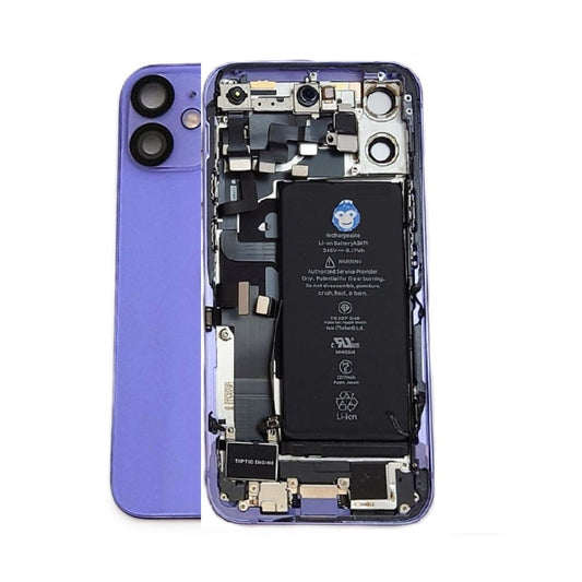 CHASSIS HOUSING FRAME IPHONE 12 MINI WITH PARTS PURPLE - GRADE AB