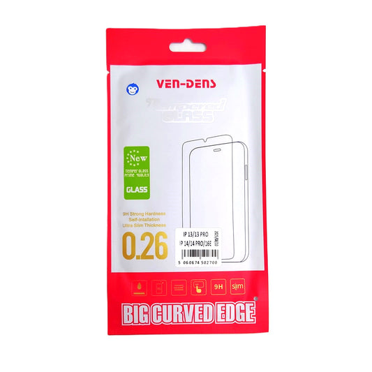 IPHONE 13G / 14G / 13 PRO / 16E TEMPERED GLASS SCREEN PROTECTOR