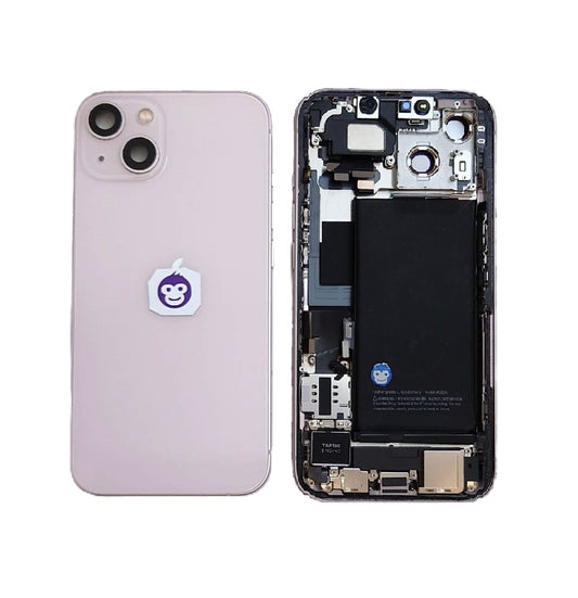 HOUSING CHASSIS APPLE IPHONE PINK WITH PARTS 13 13G - USED