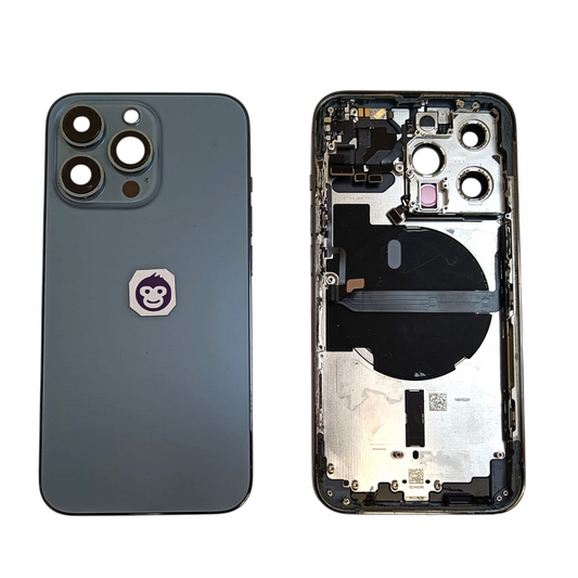 HOUSING CHASSIS APPLE IPHONE BLUE NO PARTS 13 PRO - GRADE AB