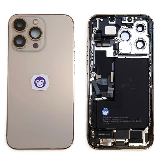 HOUSING CHASSIS APPLE IPHONE GOLD WITH PARTS 13 PRO - USED
