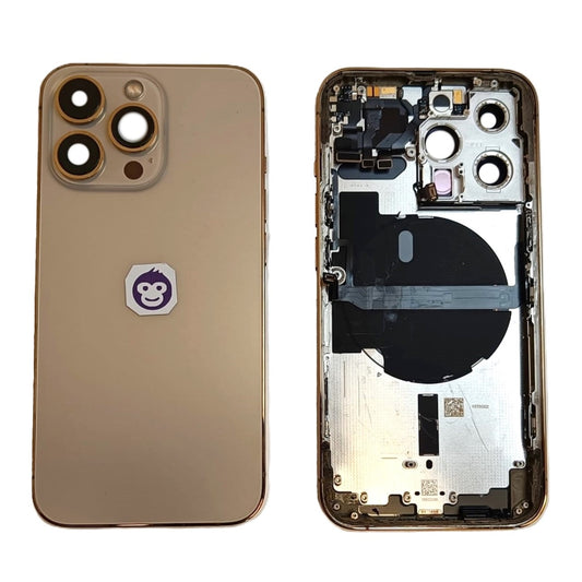 HOUSING CHASSIS APPLE IPHONE GOLD NO PARTS 13 PRO - GRADE AB