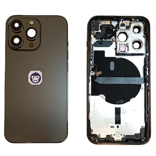 HOUSING CHASSIS APPLE IPHONE GREY (BLACK) NO PARTS 13 PRO - GRADE AB