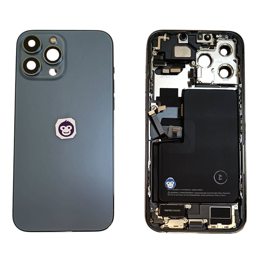 HOUSING CHASSIS APPLE IPHONE 13 PRO MAX 13PM BLUE WITH PARTS - GRADE AB