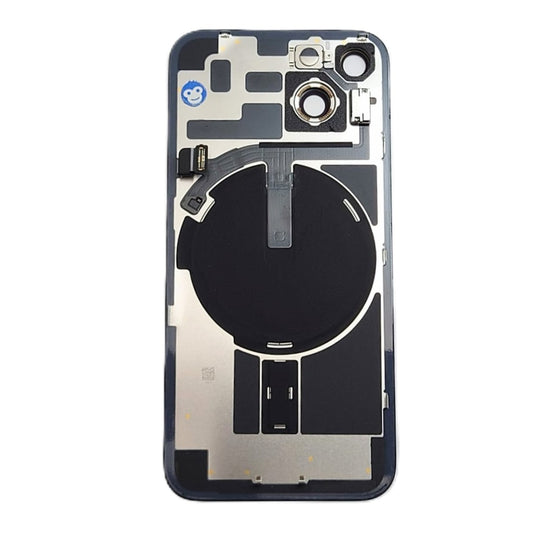 BACK BATTERY COVER GLASS IPHONE 14 14G MIDNIGHT (BLACK) - GRADE AB
