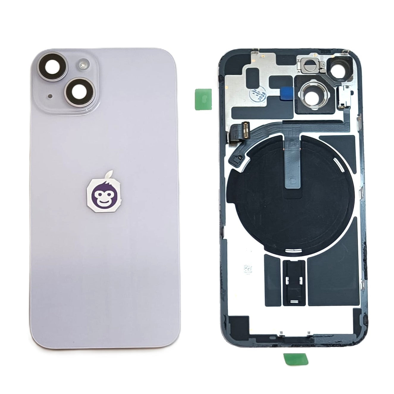 BACK BATTERY COVER GLASS IPHONE 14 14G PURPLE - GRADE AB