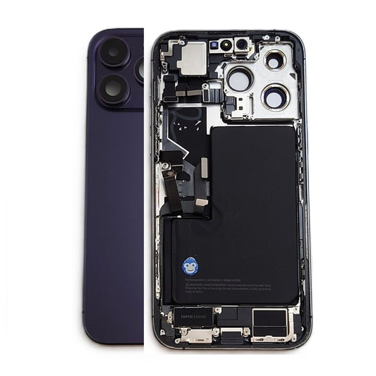 CHASSIS HOUSING FRAME IPHONE 14 PRO MAX WITH PARTS DEEP PURPLE - GRADE AB