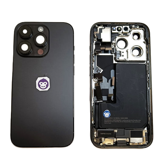 HOUSING CHASSIS APPLE IPHONE BLACK WITH PARTS 14 PRO - USED