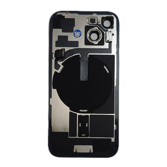 BACK BATTERY COVER GLASS IPHONE 15 15G BLACK - GRADE AB