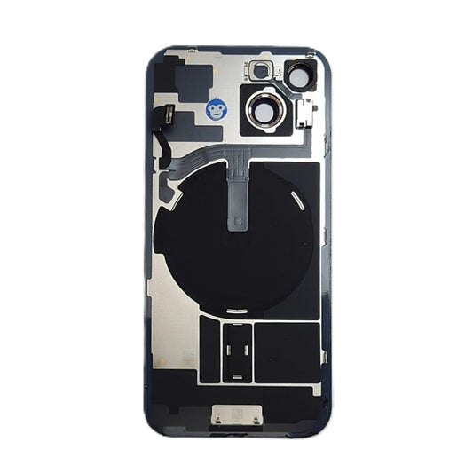 BACK BATTERY COVER GLASS IPHONE 15 15G BLUE - GRADE AB