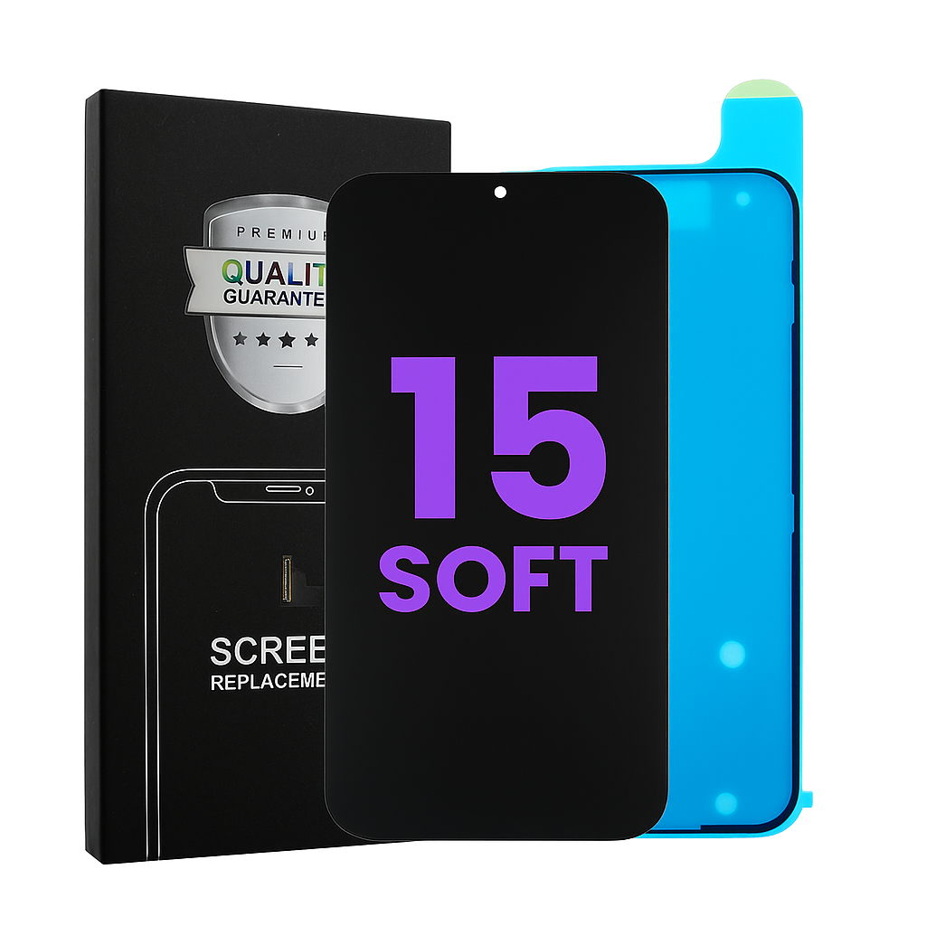 ITRU LCD DISPLAY SCREEN IPHONE 15 15G SOFT OLED