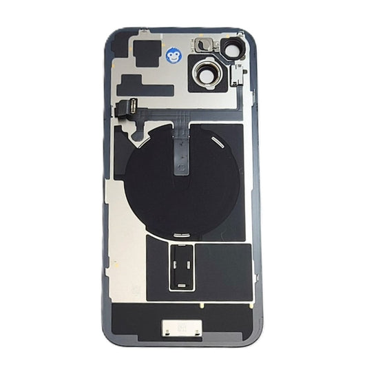 BACK BATTERY COVER GLASS IPHONE 15 PLUS BLACK - GRADE AB
