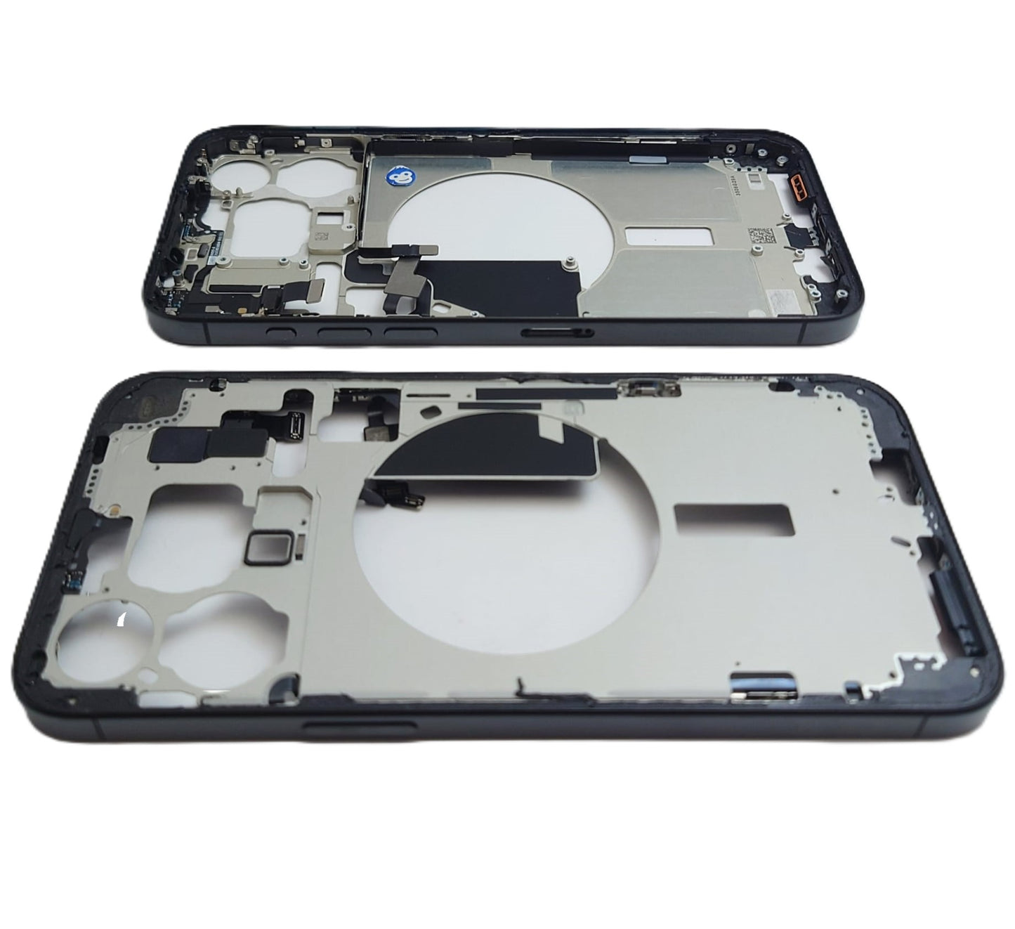 CHASSIS FRAME WITH POWERFLEX IPHONE 15 PRO MAX BLACK TITANIUM - GRADE AB