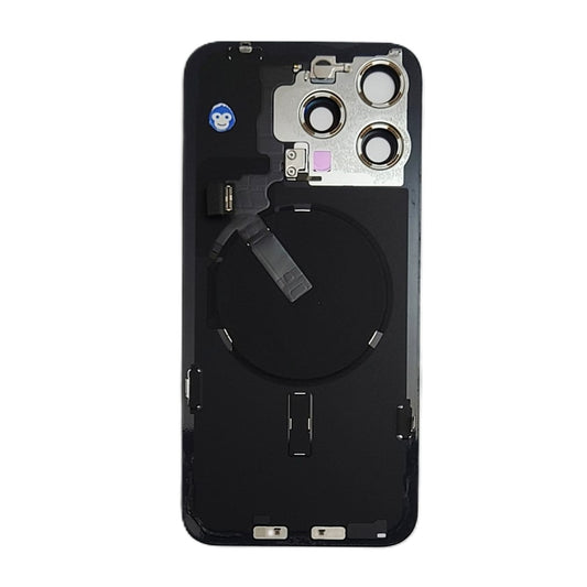 BACK BATTERY COVER GLASS IPHONE 15 PRO MAX BLUE TITANIUM  - GRADE AB
