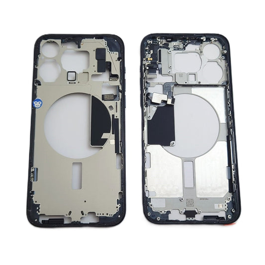 CHASSIS FRAME WITH POWERFLEX IPHONE 15 PRO MAX BLUE TITANIUM  - GRADE AB