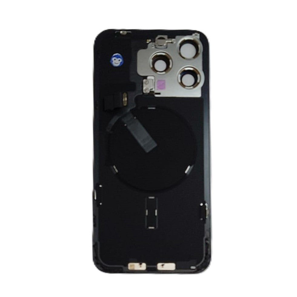 BACK BATTERY COVER GLASS IPHONE 15 PRO MAX WHITE TITANIUM - GRADE AB