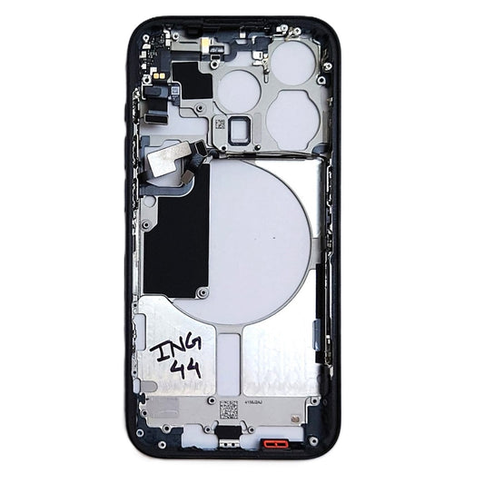 CHASSIS FRAME WITH POWERFLEX IPHONE 15 PRO BLUE TITANIUM - GRADE AB