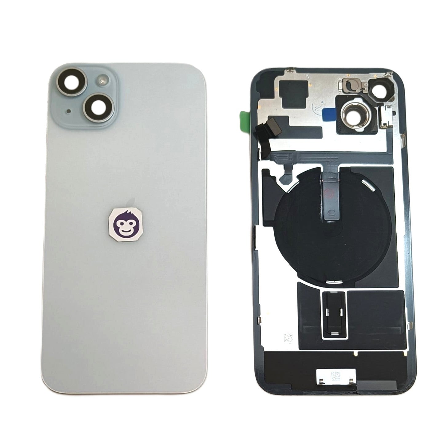 BACK BATTERY COVER GLASS IPHONE 15 PLUS BLUE - GRADE AB