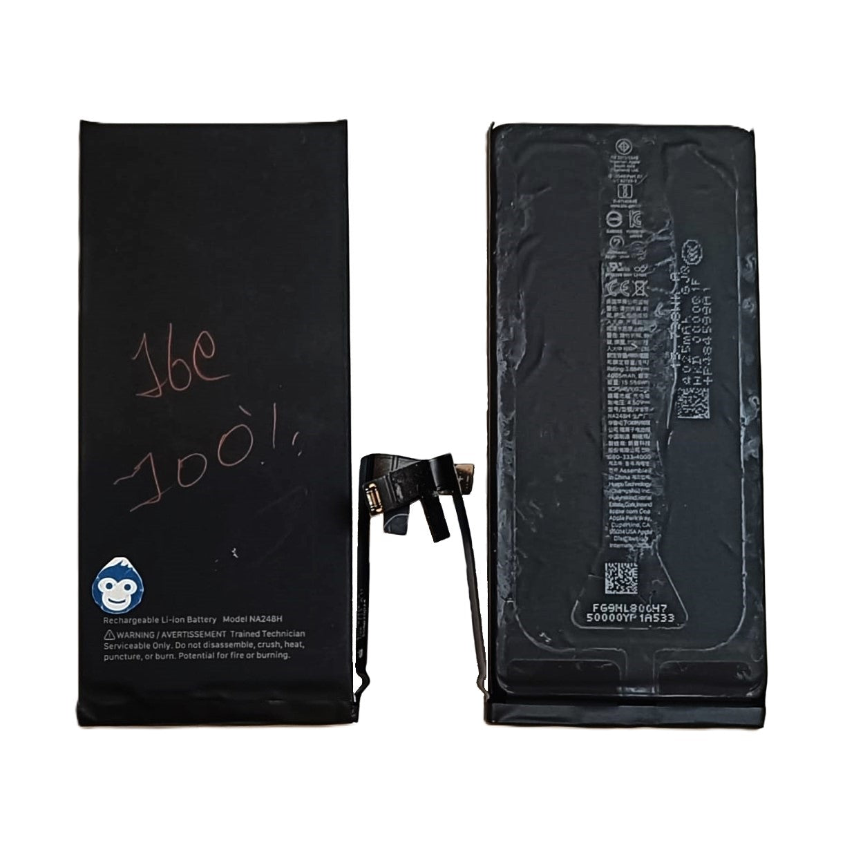 BATTERY IPHONE 16E MIN. 96% HEALTH - USED