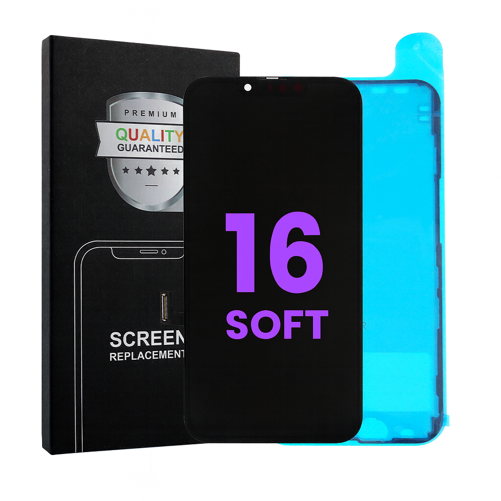 ITRU LCD DISPLAY SCREEN IPHONE 16 16G SOFT OLED