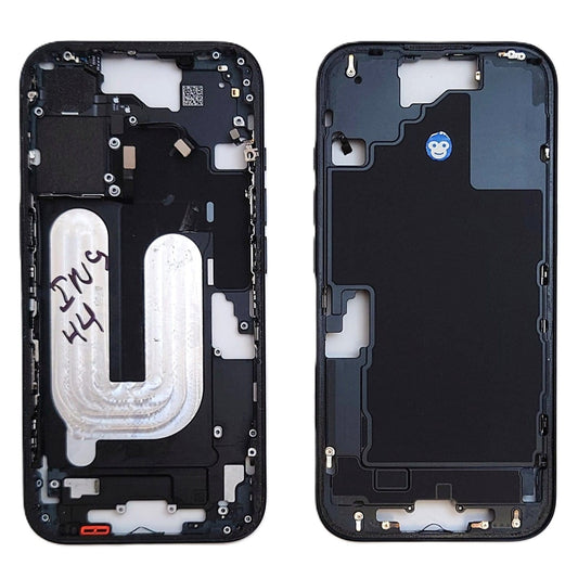 CHASSIS FRAME WITH POWERFLEX IPHONE 16 16G BLACK - GRADE AB