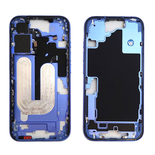 CHASSIS FRAME WITH POWERFLEX IPHONE 16 16G BLUE - GRADE AB