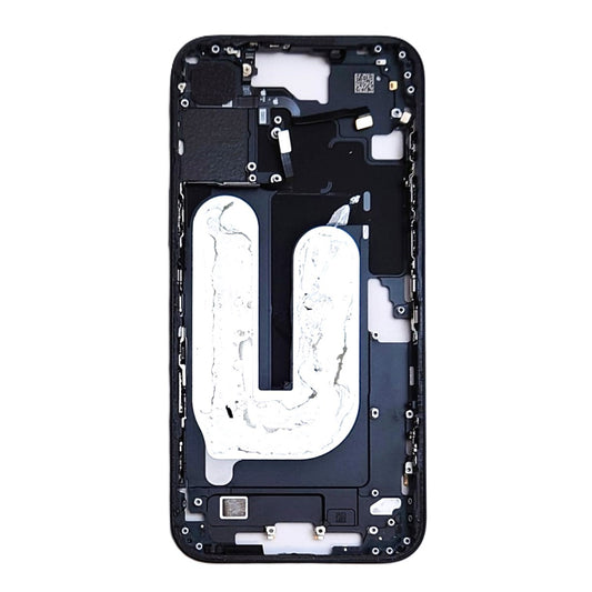 CHASSIS FRAME WITH POWERFLEX IPHONE 16 PLUS BLACK - GRADE AB