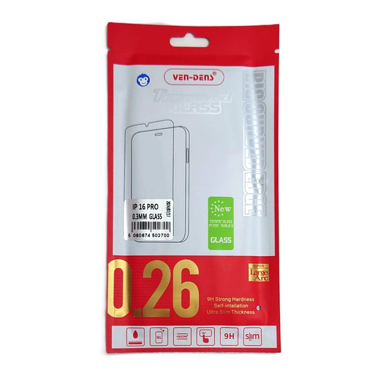 IPHONE 16 PRO / 17 PRO / 17G TEMPERED GLASS SCREEN PROTECTOR