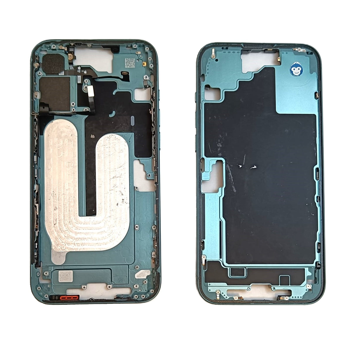 CHASSIS FRAME WITH POWERFLEX IPHONE 16 PLUS GREEN - GRADE AB