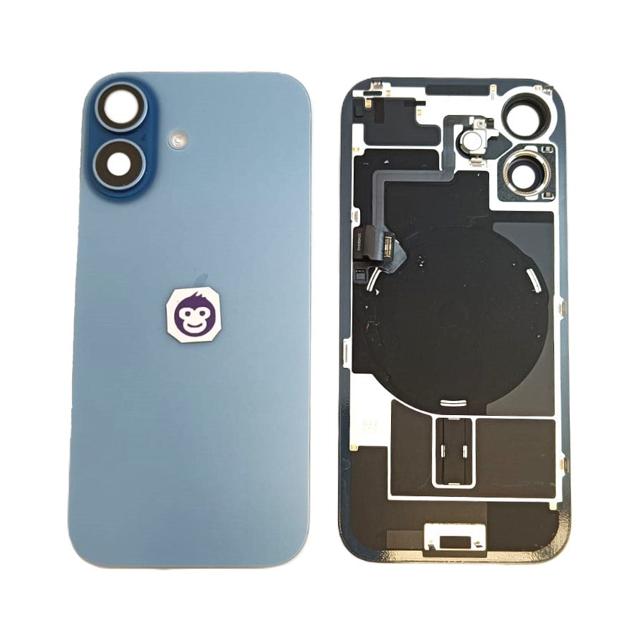 BACK BATTERY COVER GLASS IPHONE 17 17G MIST BLUE - GRADE AB
