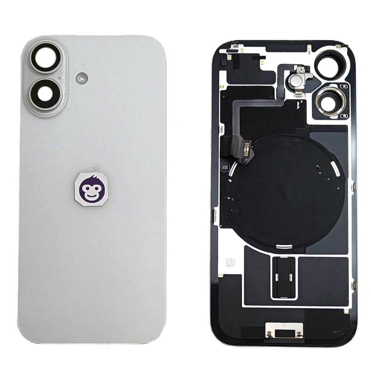 BACK BATTERY COVER GLASS IPHONE 17 17G WHITE - GRADE AB