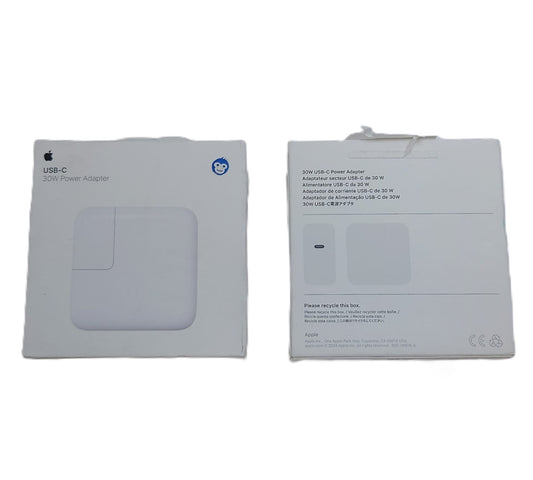 PLUG (ADAPTOR) TYPE-C APPLE IPHONE IPAD A1882 / A2164 30W - RETAIL PACKED