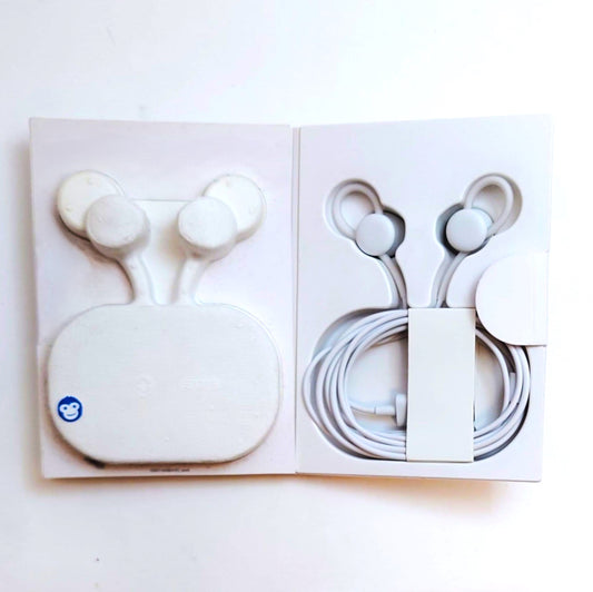STEREO GOOGLE PIXEL EARPHONES HEADPHONES TYPE-C WHITE - NEW