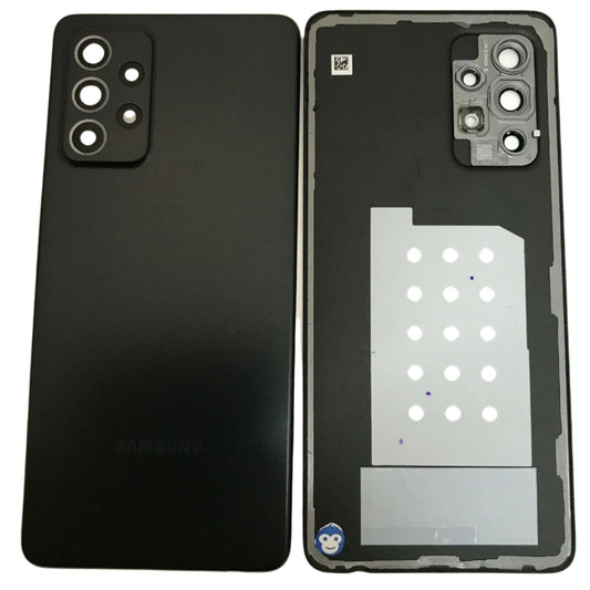 BACK BATTERY REAR COVER PANEL CAMERA LENS SAMSUNG GALAXY A52s A528 Black - GRADE AB