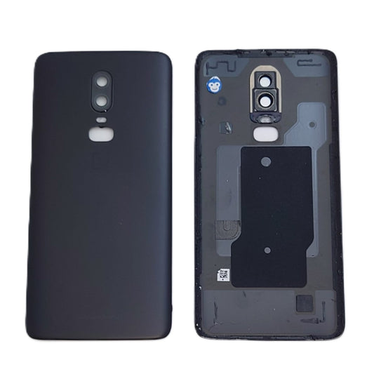 BACK BATTERY REAR COVER OnePlus 6 MIDNIGHT BLACK - GRADE AB